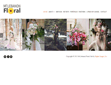 Tablet Screenshot of mtlebanonfloral.com